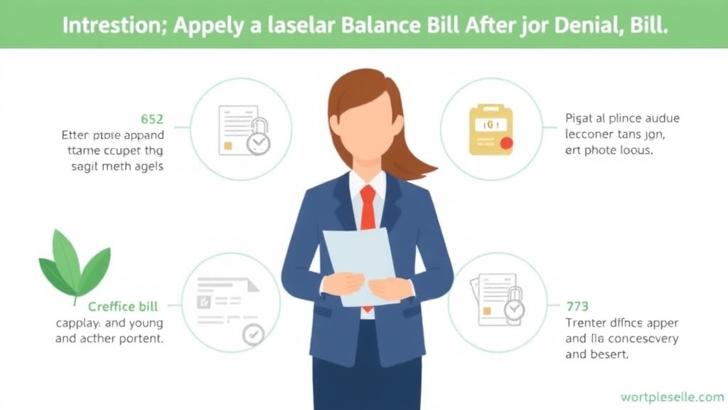 Practical workflow diagram for appealing a Balance Bill After Denial