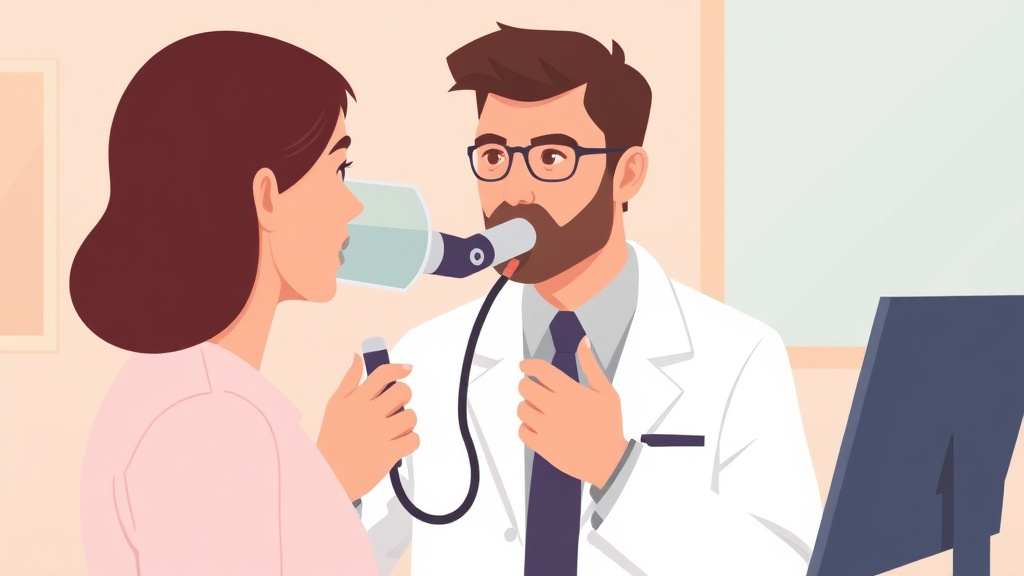 A professional illustration depicting appealing Bronchoscopy Denials