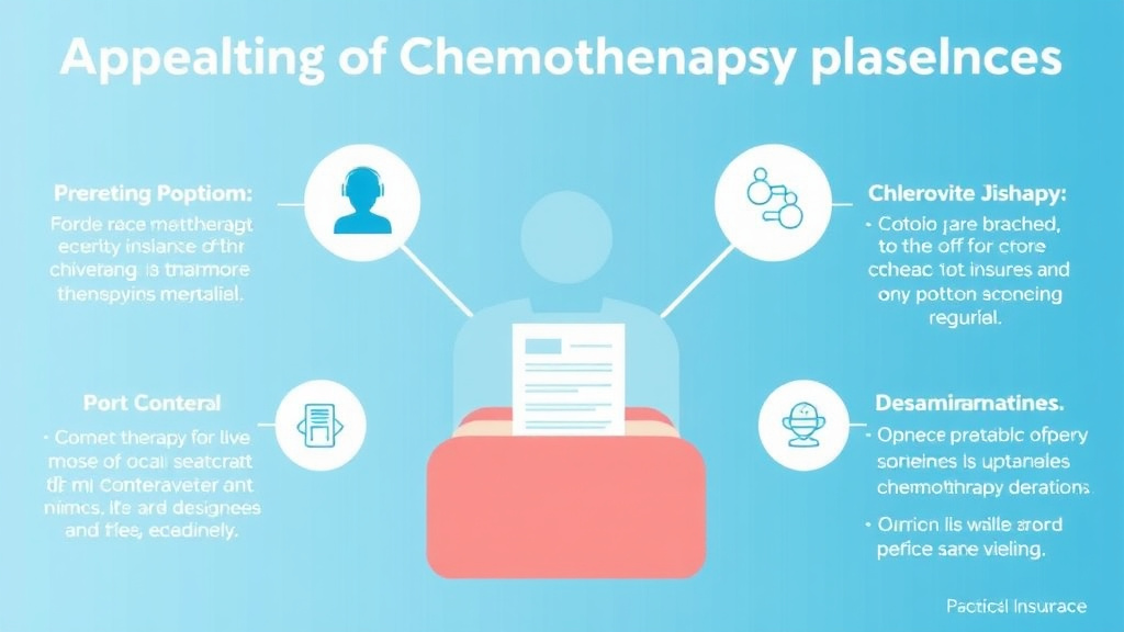 Step-by-step visual guide for implementing appealing Chemotherapy Port Placement Denials