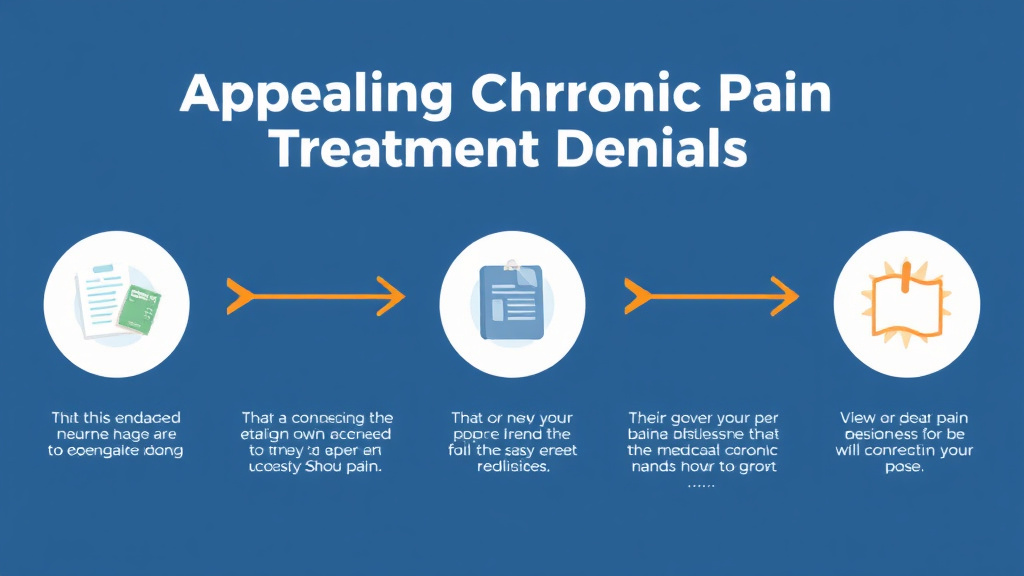 Real-world application diagram for appealing Chronic Pain Treatment Denials