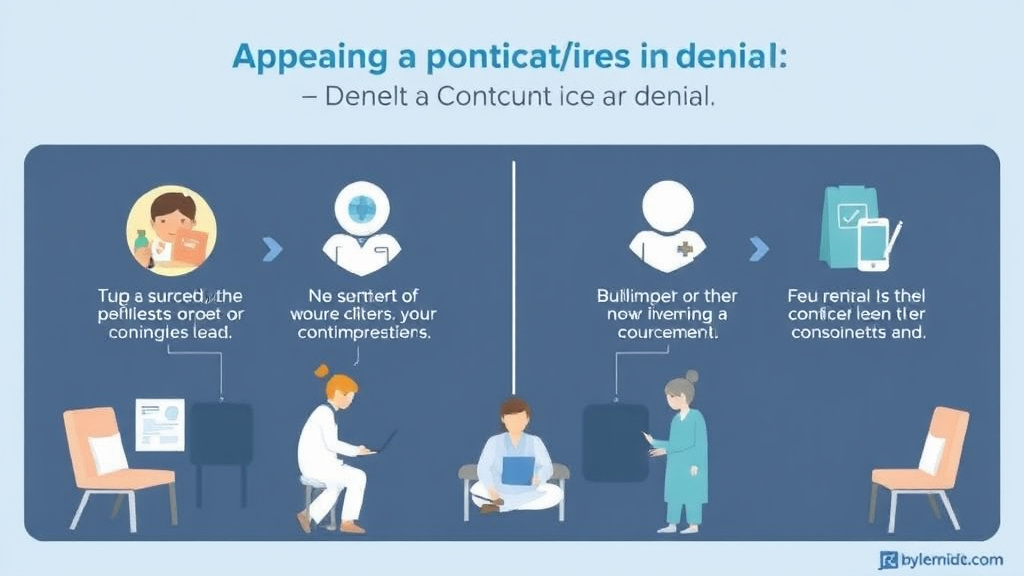Step-by-step visual guide for implementing appealing a Concurrent Care Denial