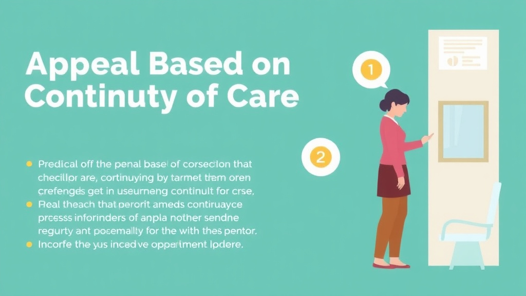 Practical workflow diagram for appeal Based on Continuity of Care