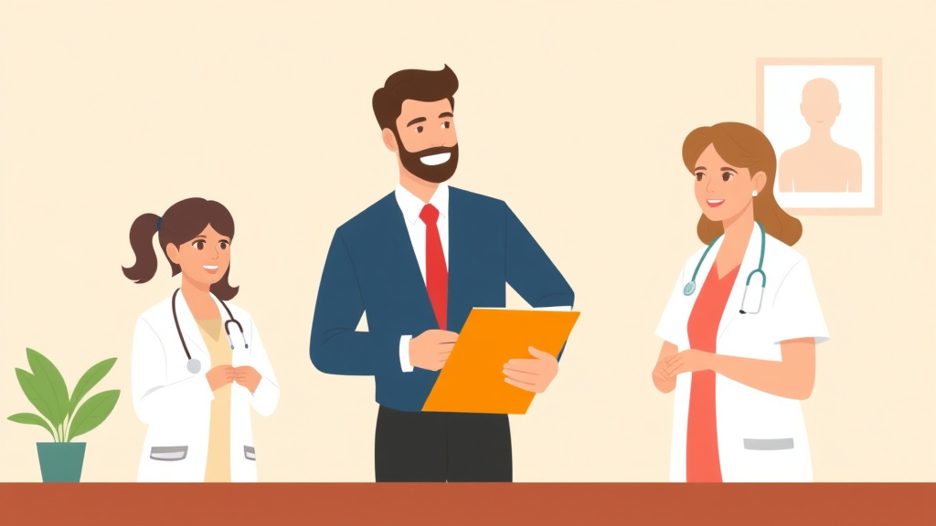 A professional illustration depicting appealing a Cosmetic vs. Reconstructive Denial