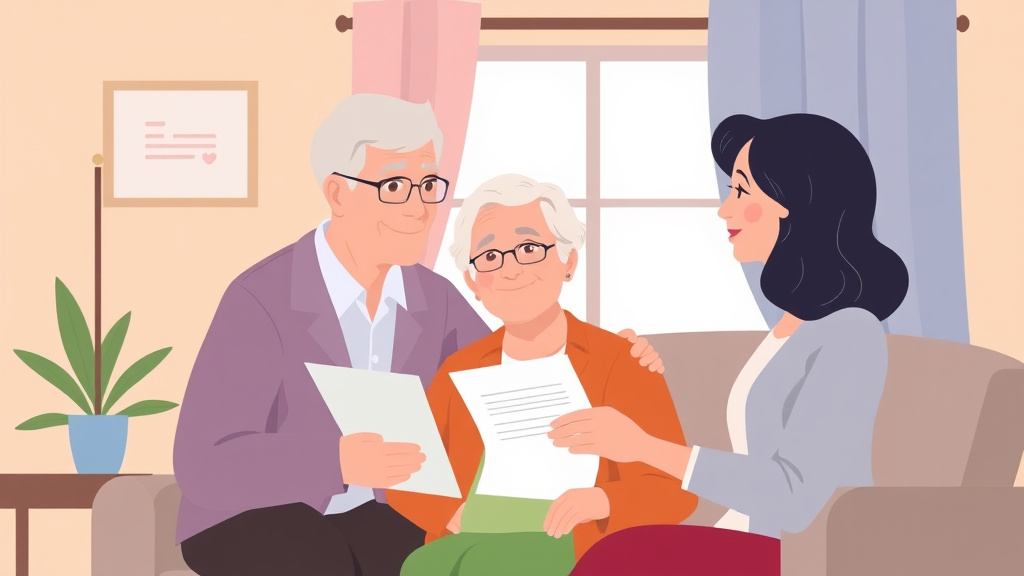 Visual overview of filing an Appeal for an Elderly Parent with key concepts highlighted