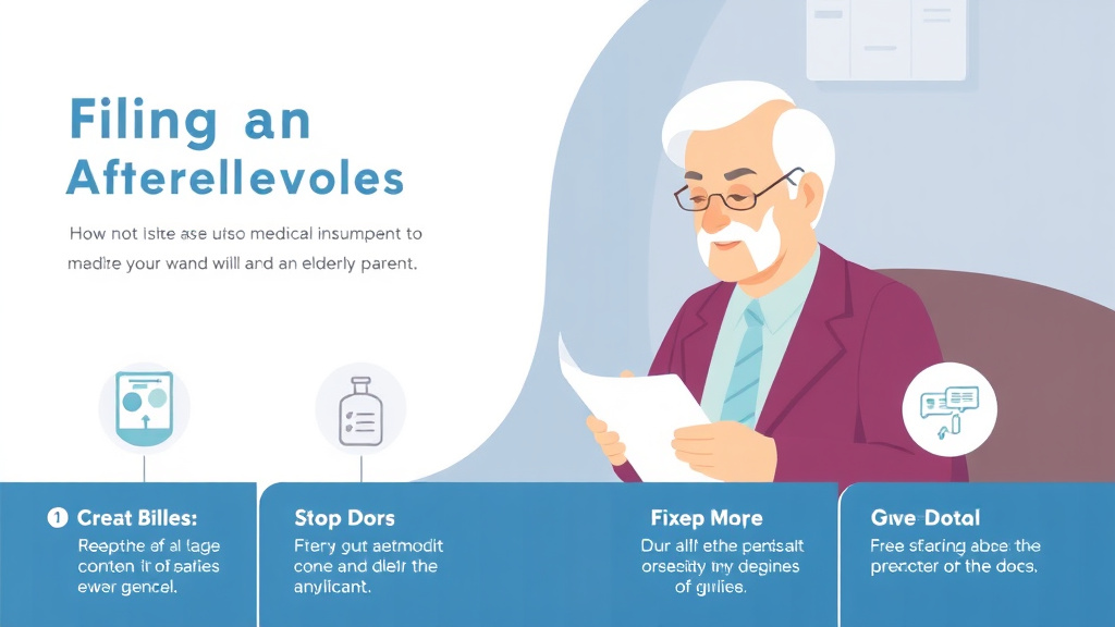 Practical workflow diagram for filing an Appeal for an Elderly Parent