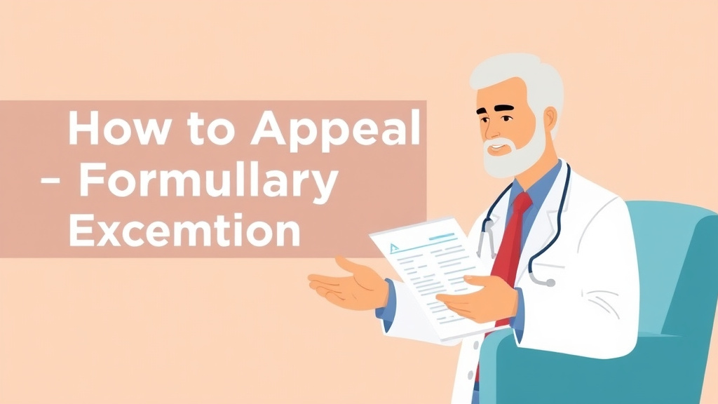Visual overview of appeal a Formulary Exception with key concepts highlighted