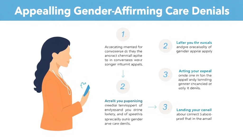 Real-world application diagram for appealing Gender-Affirming Care Denials