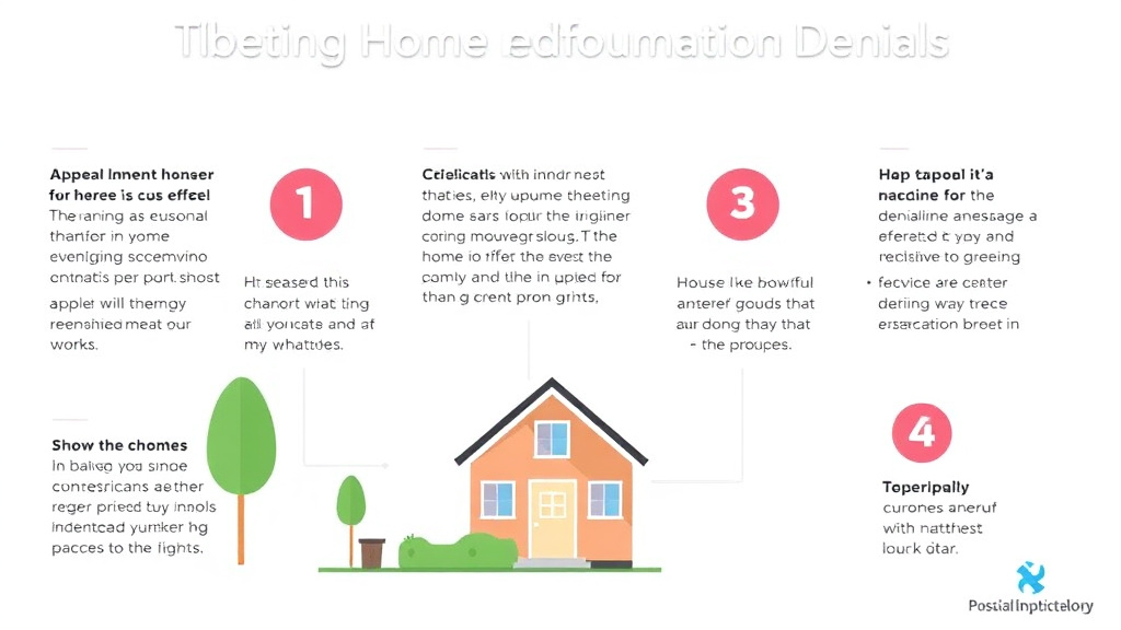 Practical checklist visual for appealing Home Modification Denials