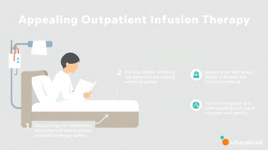 Real-world application diagram for appealing Outpatient Infusion Therapy Denials