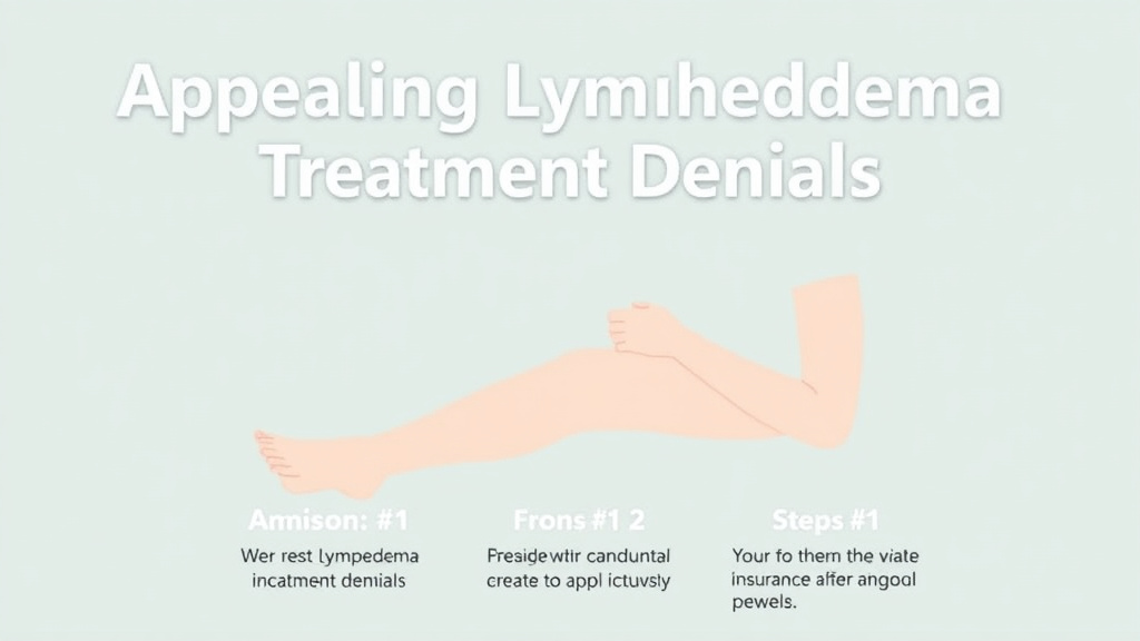 Step-by-step visual guide for implementing appealing Lymphedema Treatment Denials
