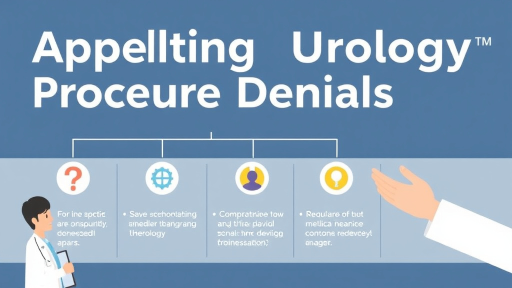 Implementation roadmap for appealing Urology Procedure Denials with actionable steps