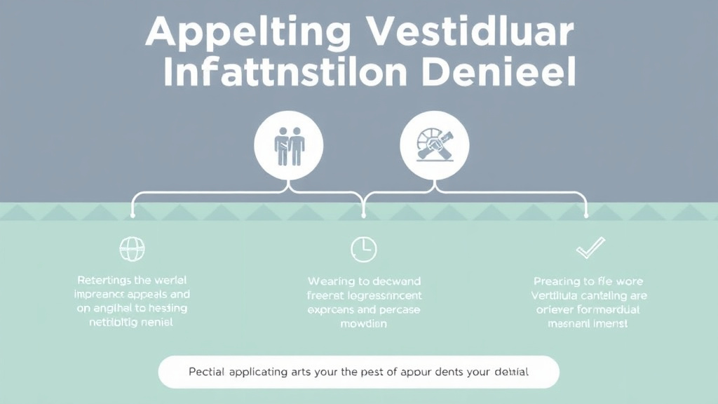 Practical checklist visual for appealing Vestibular Rehabilitation Denials