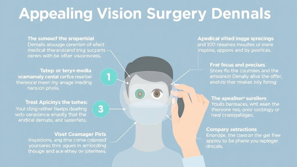 Step-by-step visual guide for implementing appealing Vision Surgery Denials