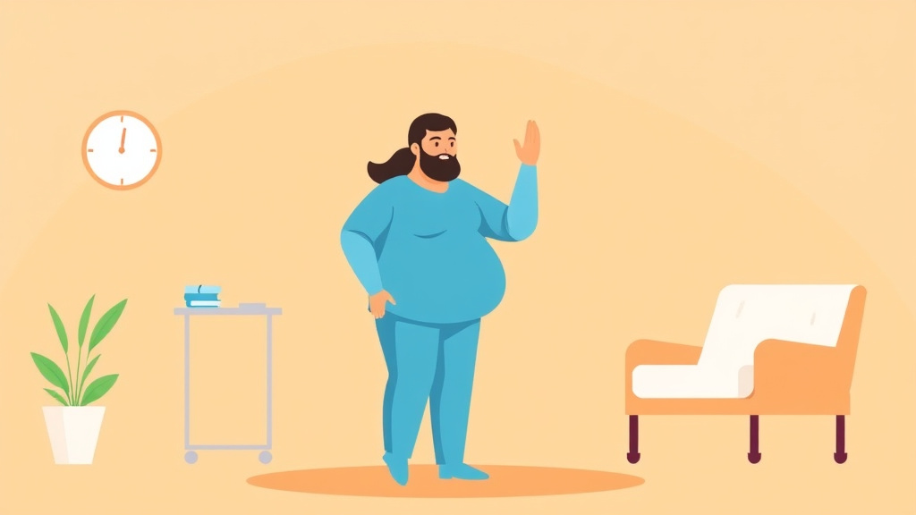 A professional illustration depicting appeal a Weight Loss Surgery Denial