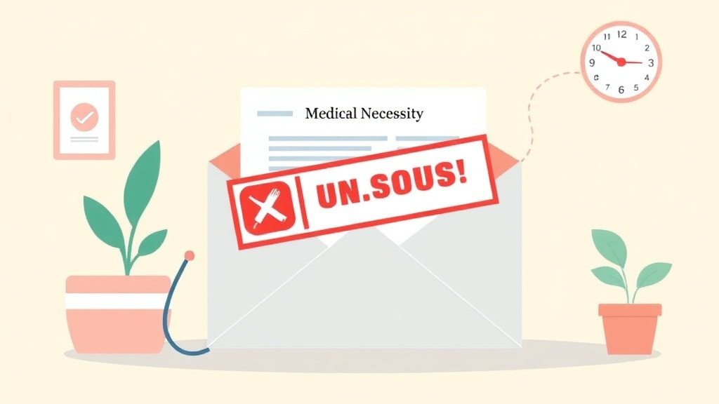 Clear illustration of appeal Letter for Medical Necessity Denials with supporting details