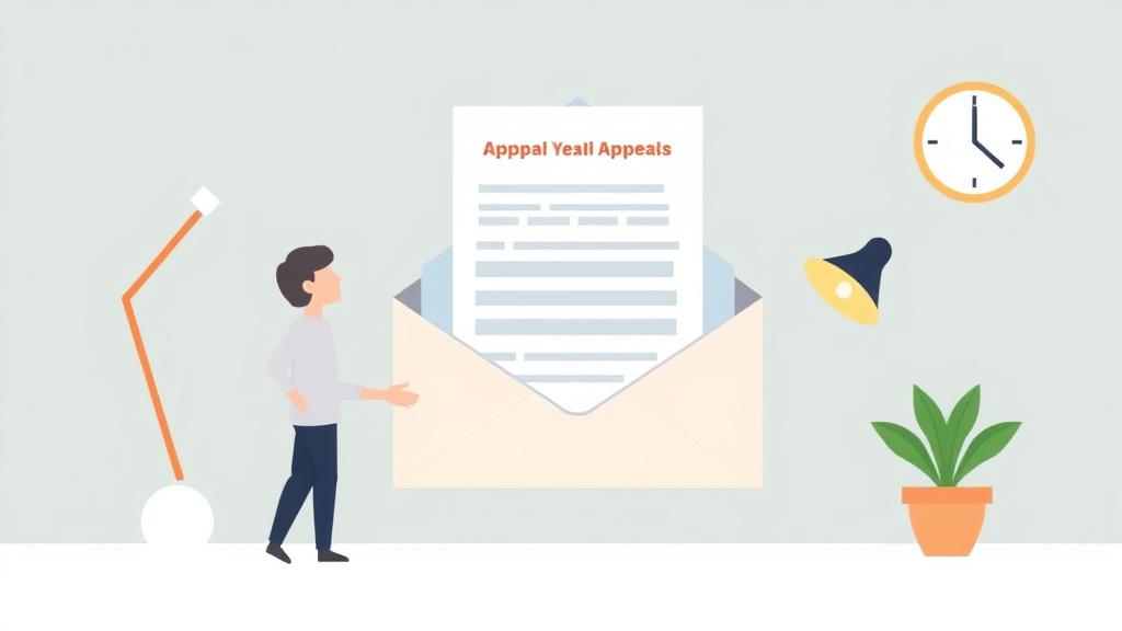 Visual overview of appeal Letter for Out-of-Network Denials with key concepts highlighted