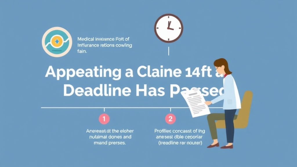 Action-oriented illustration showing how to apply appealing a Claim After the Deadline Has Passed