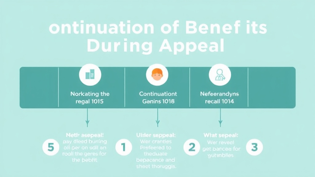 Practical workflow diagram for continuation of Benefits During Appeal