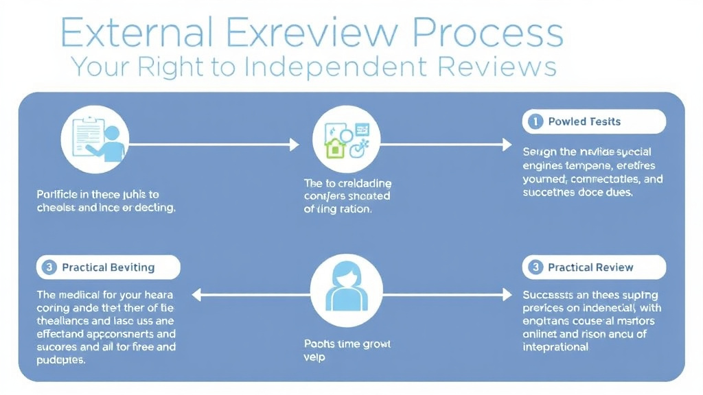 Practical workflow diagram for external Review Process: Your Right to Independent Review