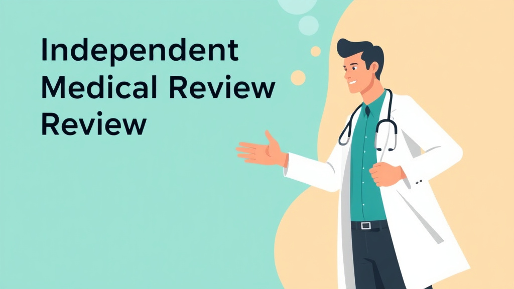 Conceptual diagram showing how independent Medical Review Explained works in practice