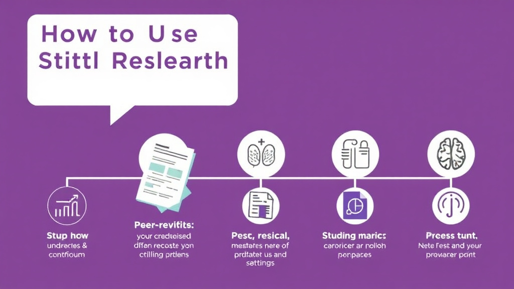 Process flow illustration for putting use Peer-Reviewed Studies in Your Appeal into action