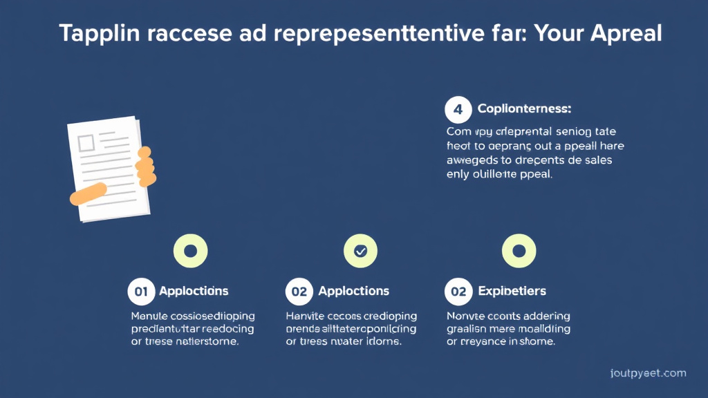Real-world application diagram for appointing a Representative for Your Appeal