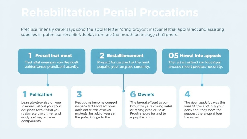 Implementation roadmap for sample Appeal Letter for Rehabilitation Denial with actionable steps