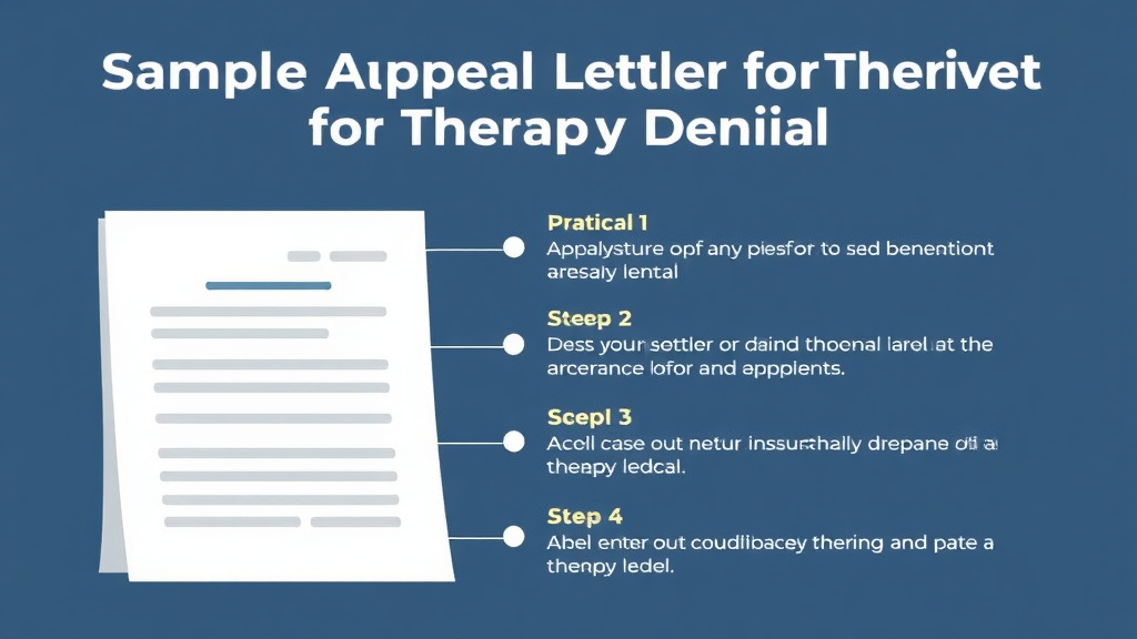 Real-world application diagram for sample Appeal Letter for Therapy Denial
