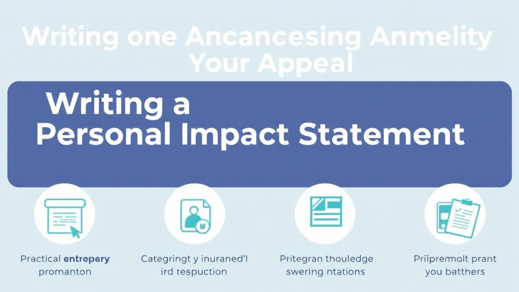 Practical workflow diagram for writing a Personal Impact Statement for Your Appeal
