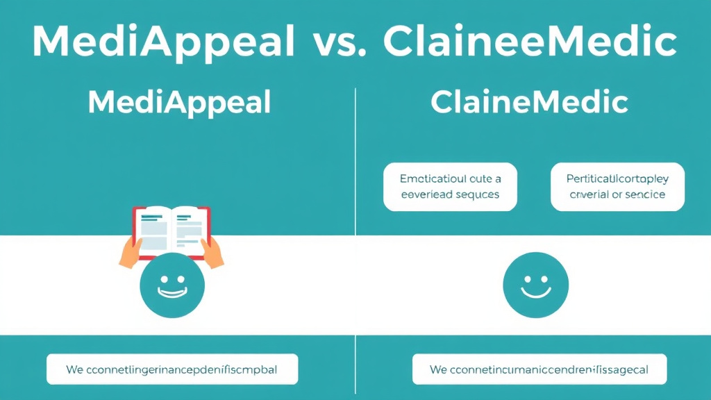 Hands-on guide visualization for mediAppeal vs. ClaimMedic