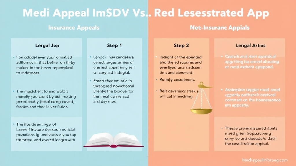 Step-by-step visual guide for implementing mediAppeal vs. Legal Aid for Insurance Appeals