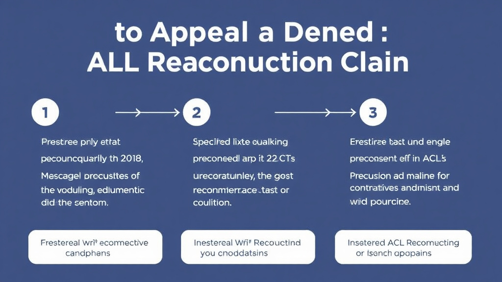 Step-by-step visual guide for implementing appeal a Denied ACL Reconstruction Claim