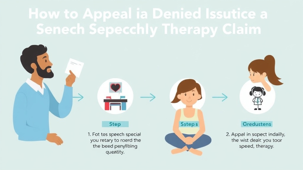 Practical checklist visual for appeal a Denied Autism Speech Therapy Claim