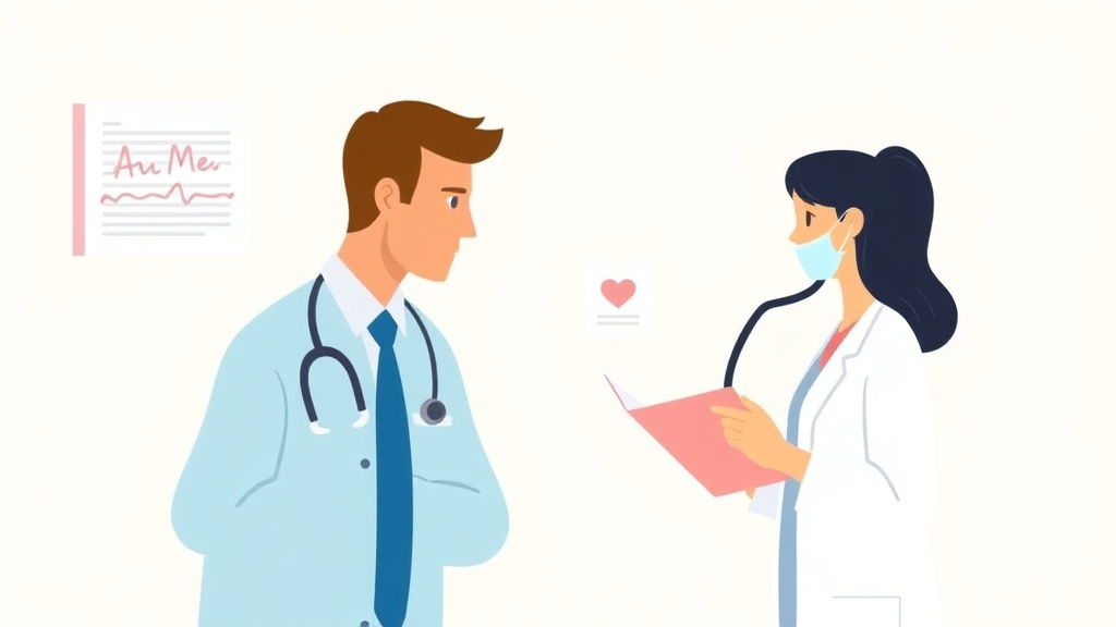 Conceptual diagram showing how appeal a Denied Cardiac Catheterization Claim works in practice