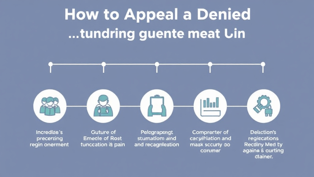 Action-oriented illustration showing how to apply appeal a Denied Chronic Pain Management Claim