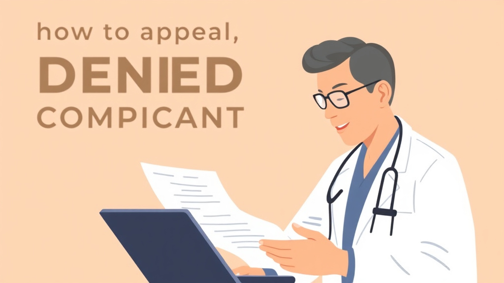 Visual overview of appeal a Denied Cochlear Implant Claim with key concepts highlighted