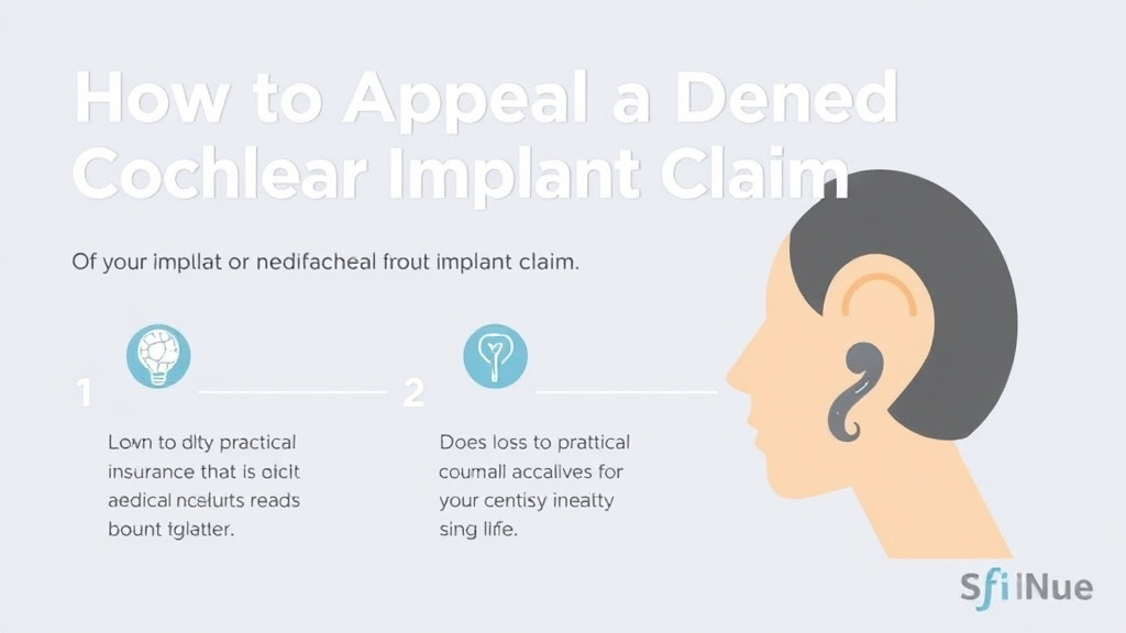 Step-by-step visual guide for implementing appeal a Denied Cochlear Implant Claim