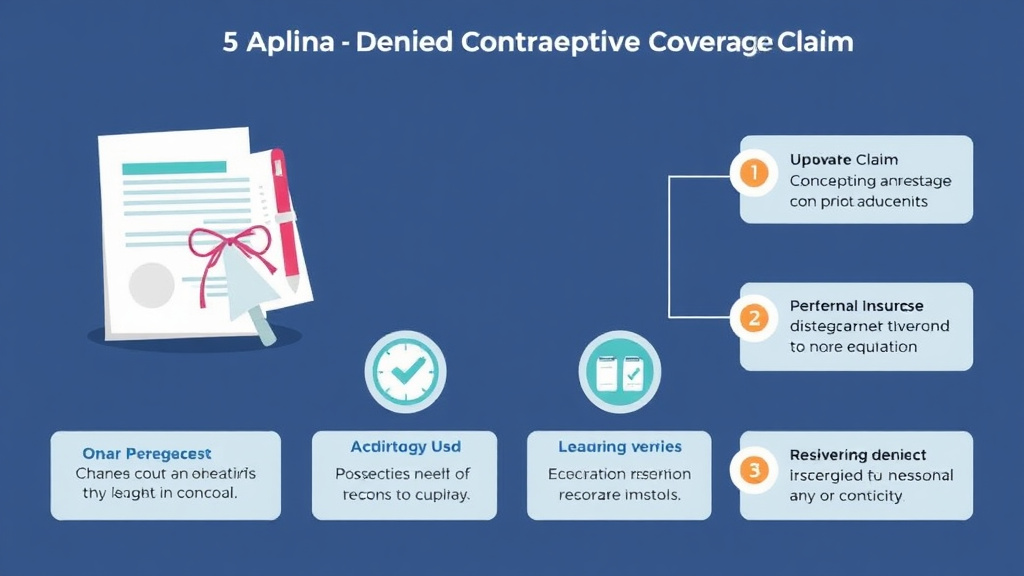 Practical workflow diagram for appeal a Denied Contraceptive Coverage Claim