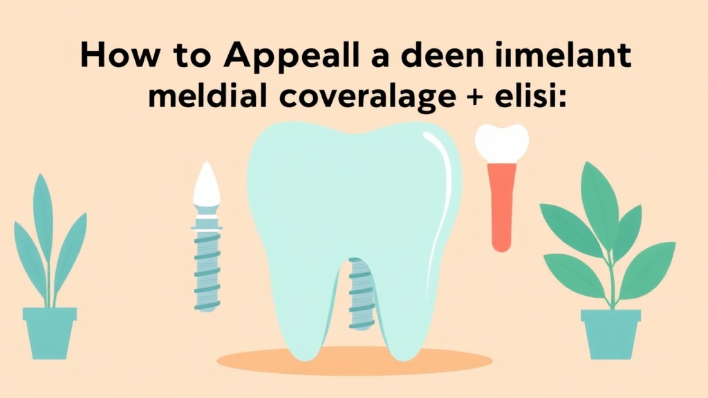 Conceptual diagram showing how appeal a Denied Dental Implants (Medical Coverage) Claim works in practice