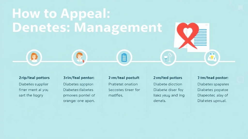 Real-world application diagram for appeal a Denied Diabetes Management Claim