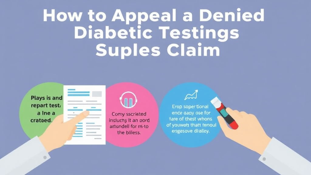 Practical workflow diagram for appeal a Denied Diabetic Testing Supplies Claim