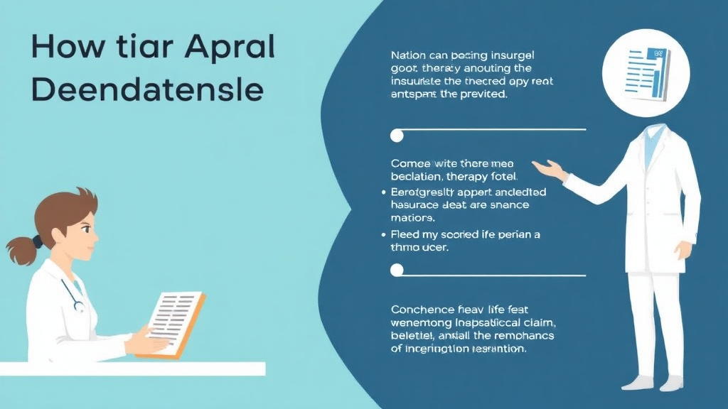 Process flow illustration for putting appeal a Denied Dialectical Behavior Therapy Claim into action