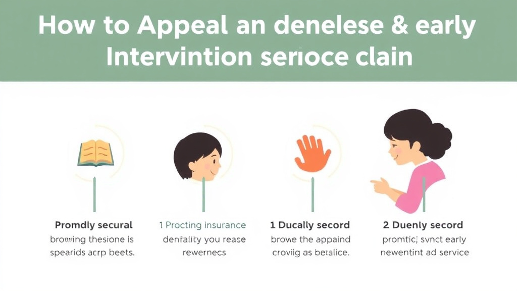 Practical checklist visual for appeal a Denied Early Intervention Services Claim