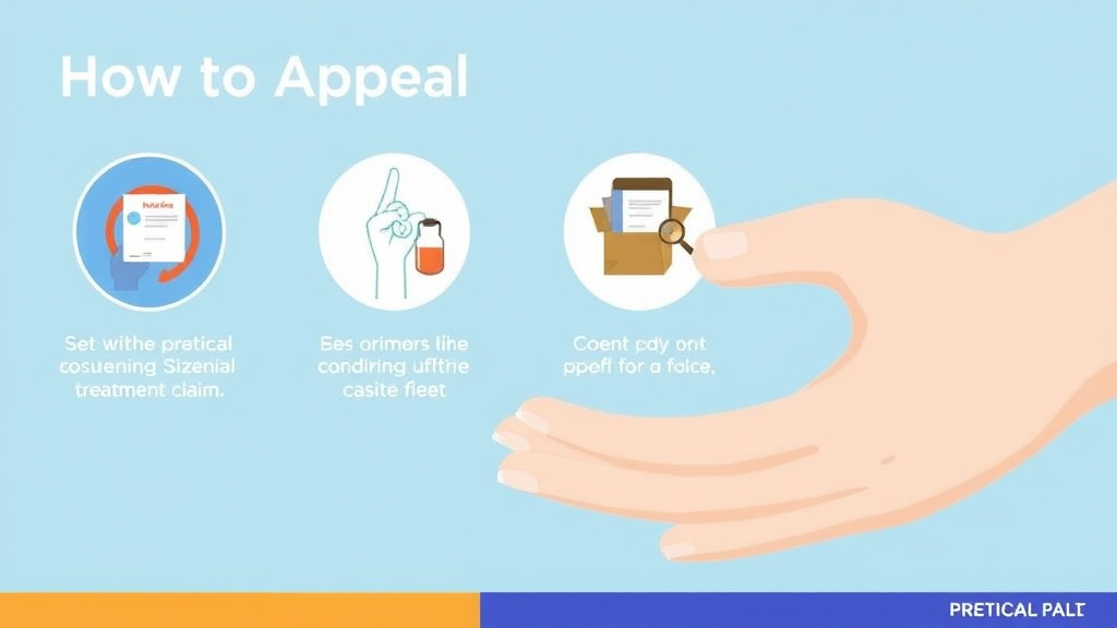 Action-oriented illustration showing how to apply appeal a Denied Eczema Treatment Claim