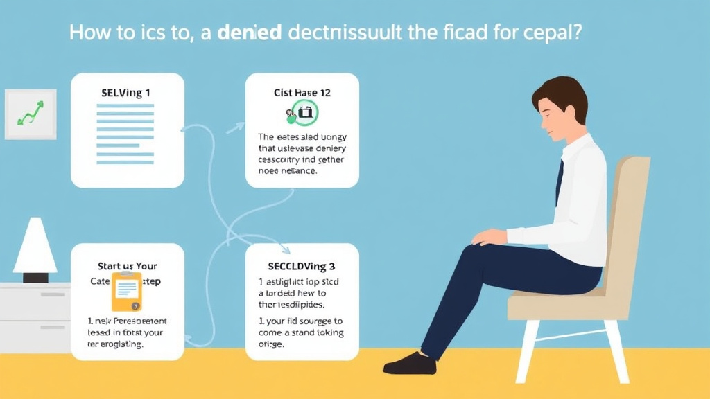 Process flow illustration for putting appeal a Denied Electroconvulsive Therapy (ECT) Claim into action