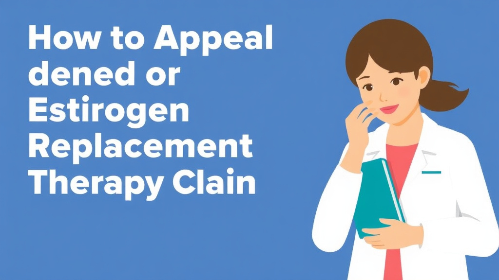 Hands-on guide visualization for appeal a Denied Estrogen Replacement Therapy Claim