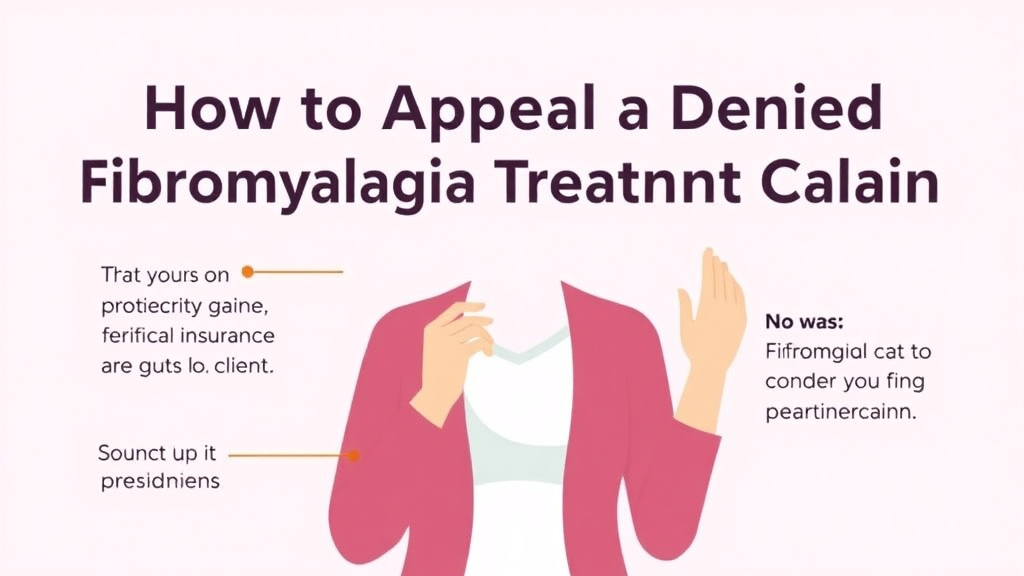 Action-oriented illustration showing how to apply appeal a Denied Fibromyalgia Treatment Claim