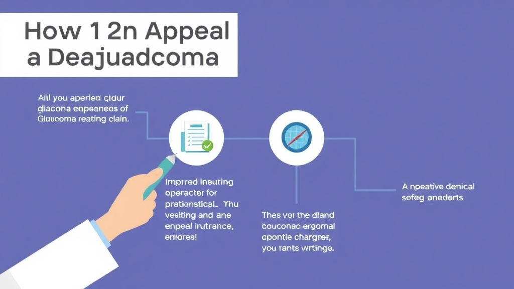 Practical checklist visual for appeal a Denied Glaucoma Treatment Claim
