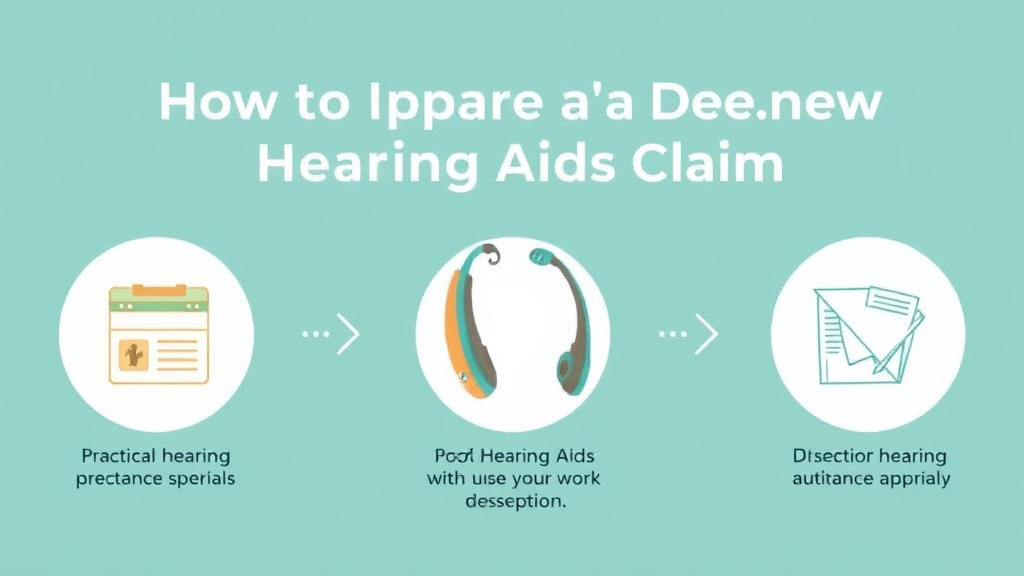 Hands-on guide visualization for appeal a Denied Hearing Aids Claim