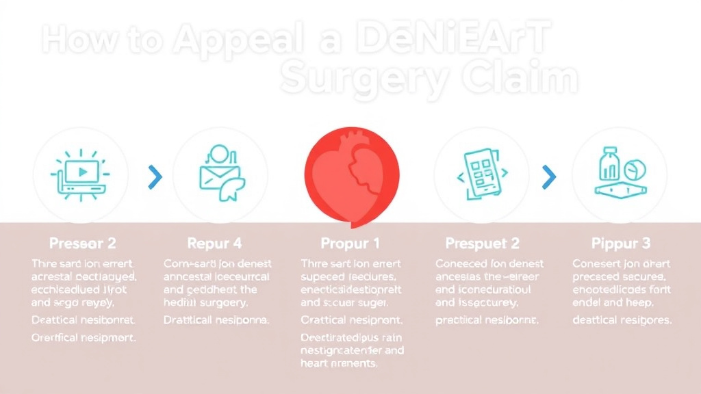 Practical checklist visual for appeal a Denied Heart Surgery Claim